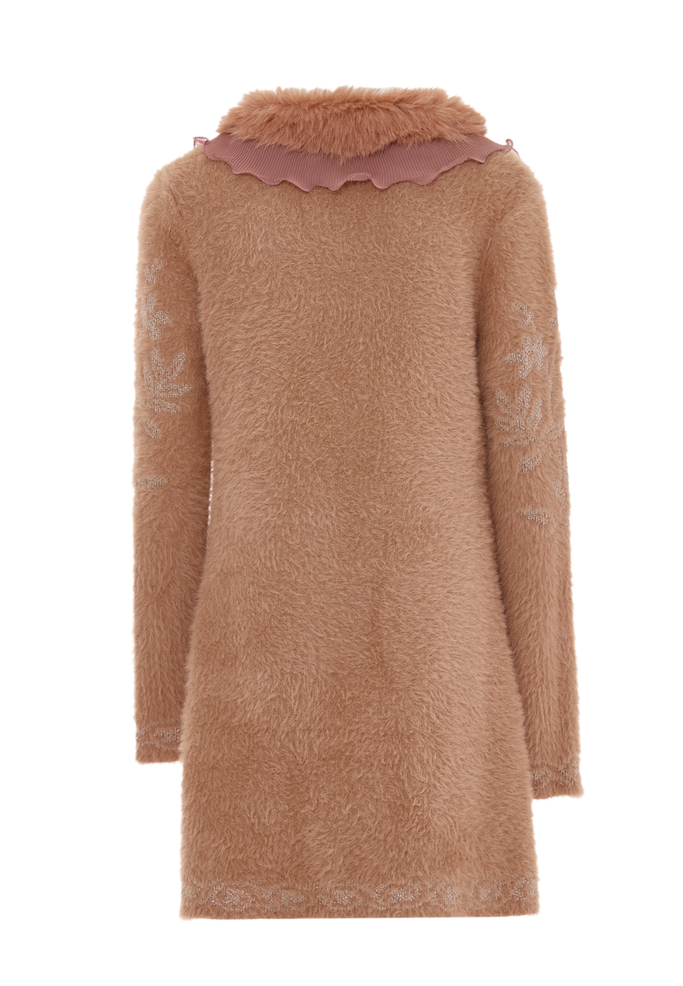 faina Плетена жилетка в розово