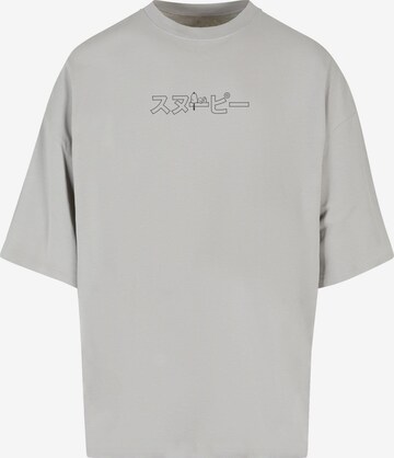 Merchcode Shirt 'Peanuts - Snoopy' in Grau: predná strana