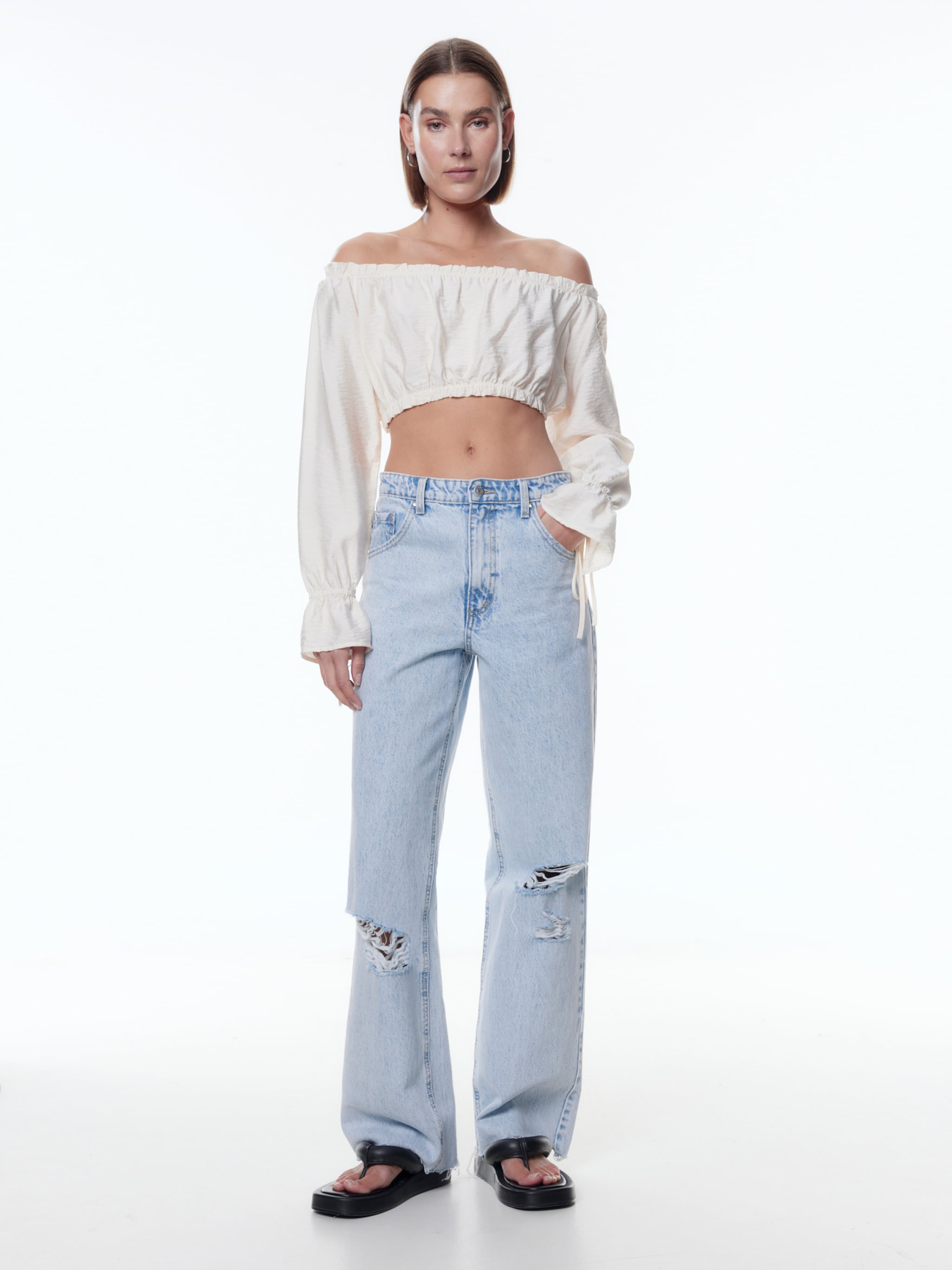 EDITED Producten Blouse 'Elsa' Crème