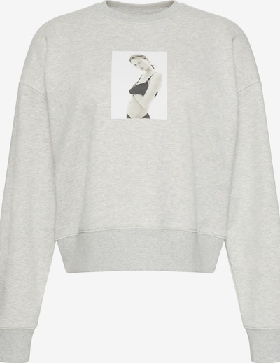 Calvin Klein Collegepaita 'CLASSIC KATE' värissä vaaleanharmaa / meleerattu harmaa / musta / offwhite, Tuotenäkymä