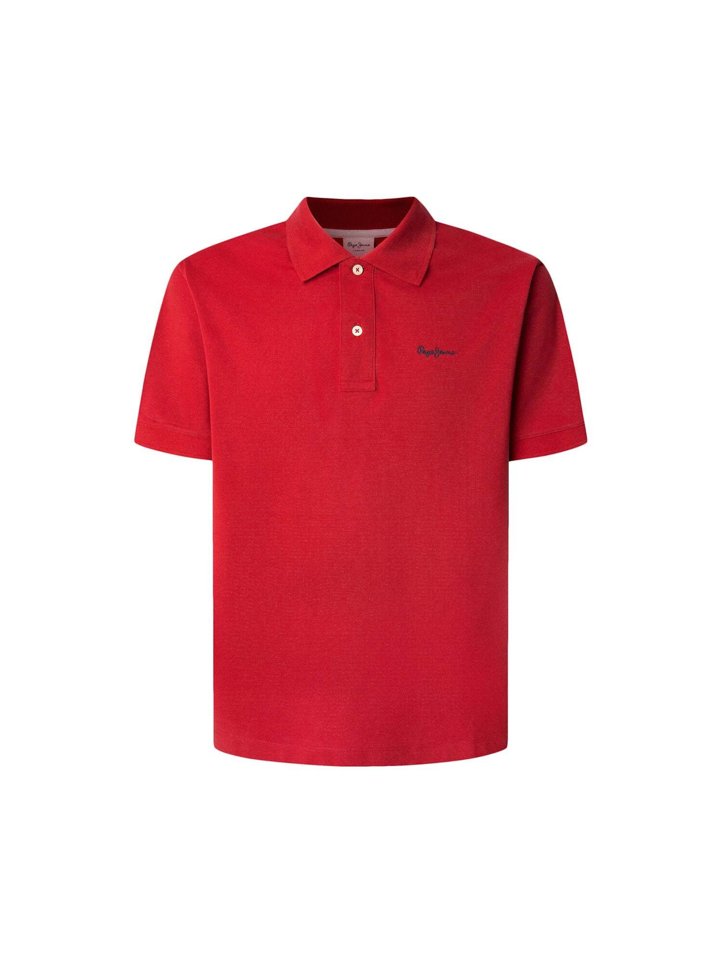 T-Shirt 'Essential' Pepe Jeans en rouge : devant