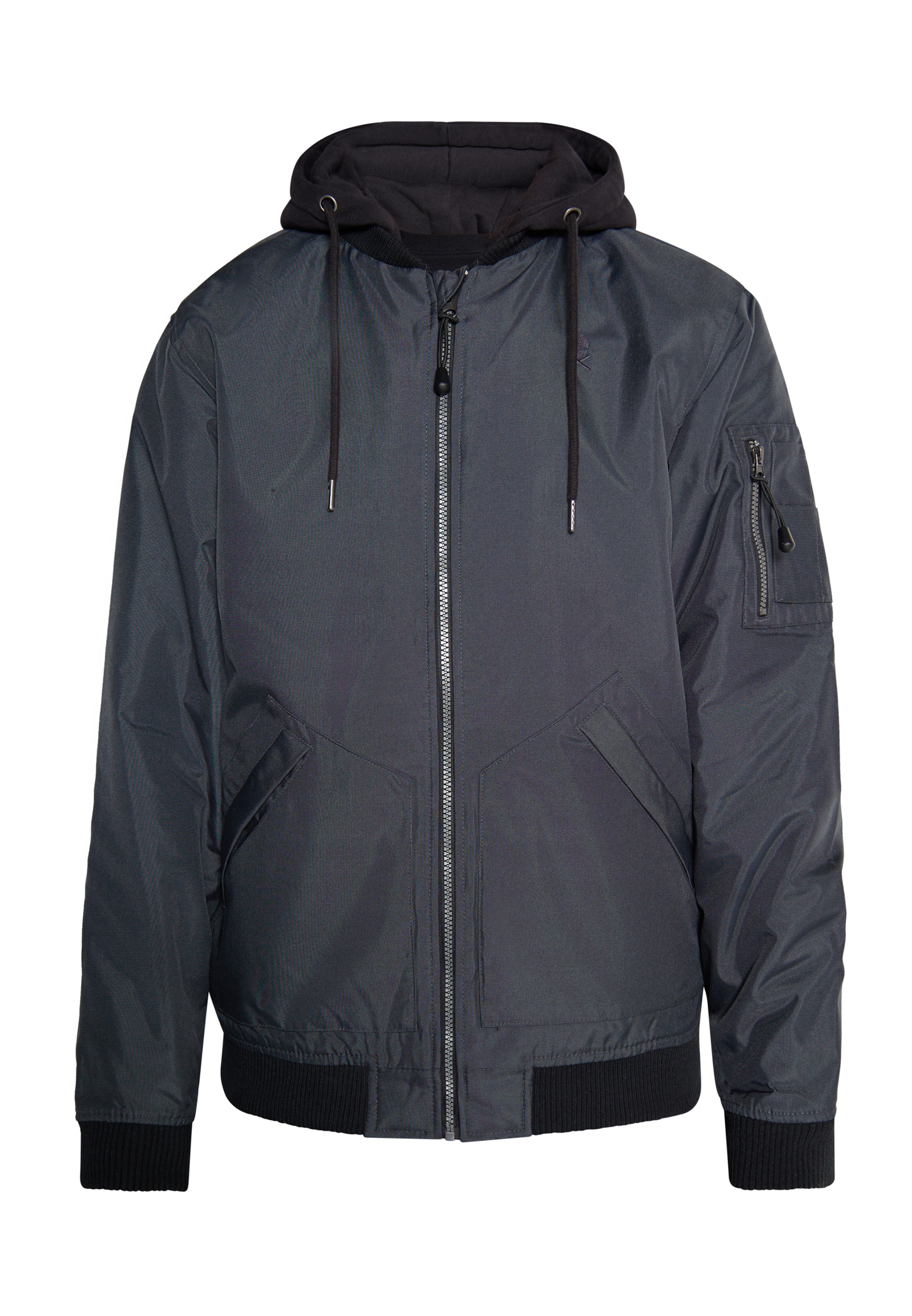 TUFFSKULL Jacke in Grau: Vorderseite