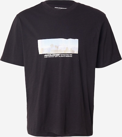 JACK & JONES Koszulka 'JCOSAGO' w kolorze gołąbkowo niebieski / czarny / białym, Podgląd produktu