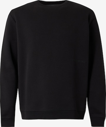 Karl LagerfeldSweater majica - crna boja: prednji dio