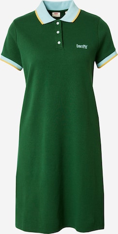 LEVI'S ® Jurk 'Pia Polo Dress' in Groen: voorkant