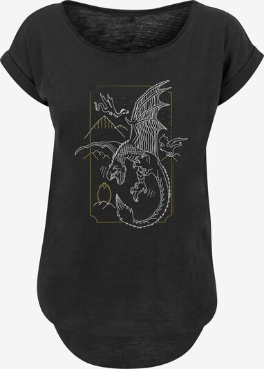 Maglietta 'Harry Potter Dragon' F4NT4STIC di colore giallo / nero / bianco, Visualizzazione prodotti