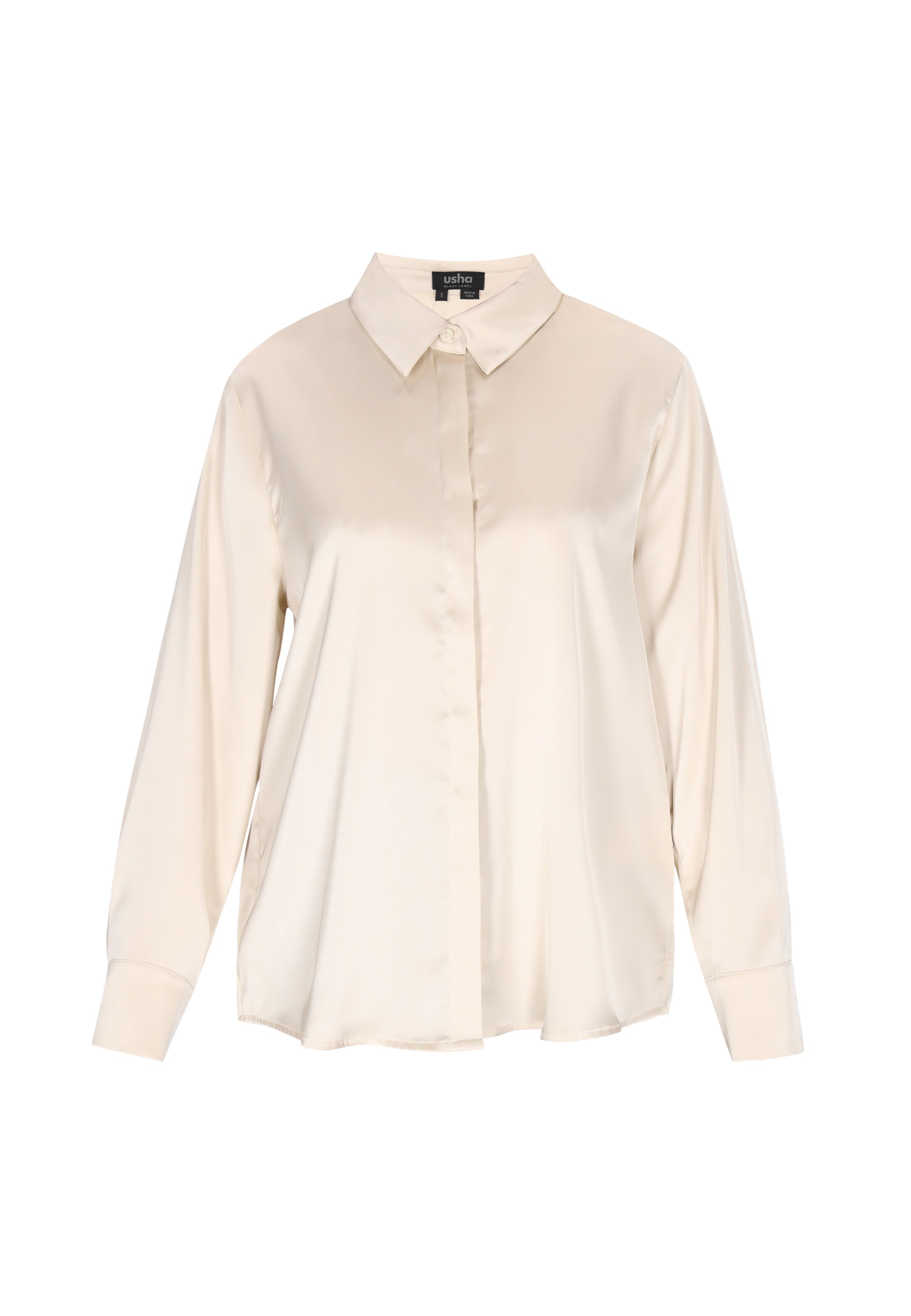 usha BLACK LABEL Shirt in de kleur Crème, Productweergave