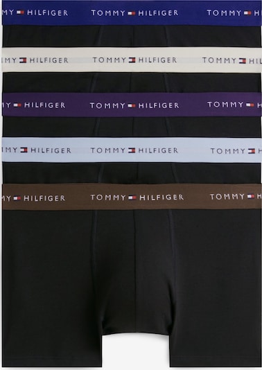 Tommy Hilfiger Underwear Boxershorts in S in pastellblau / braun / lila / schwarz, Produktansicht