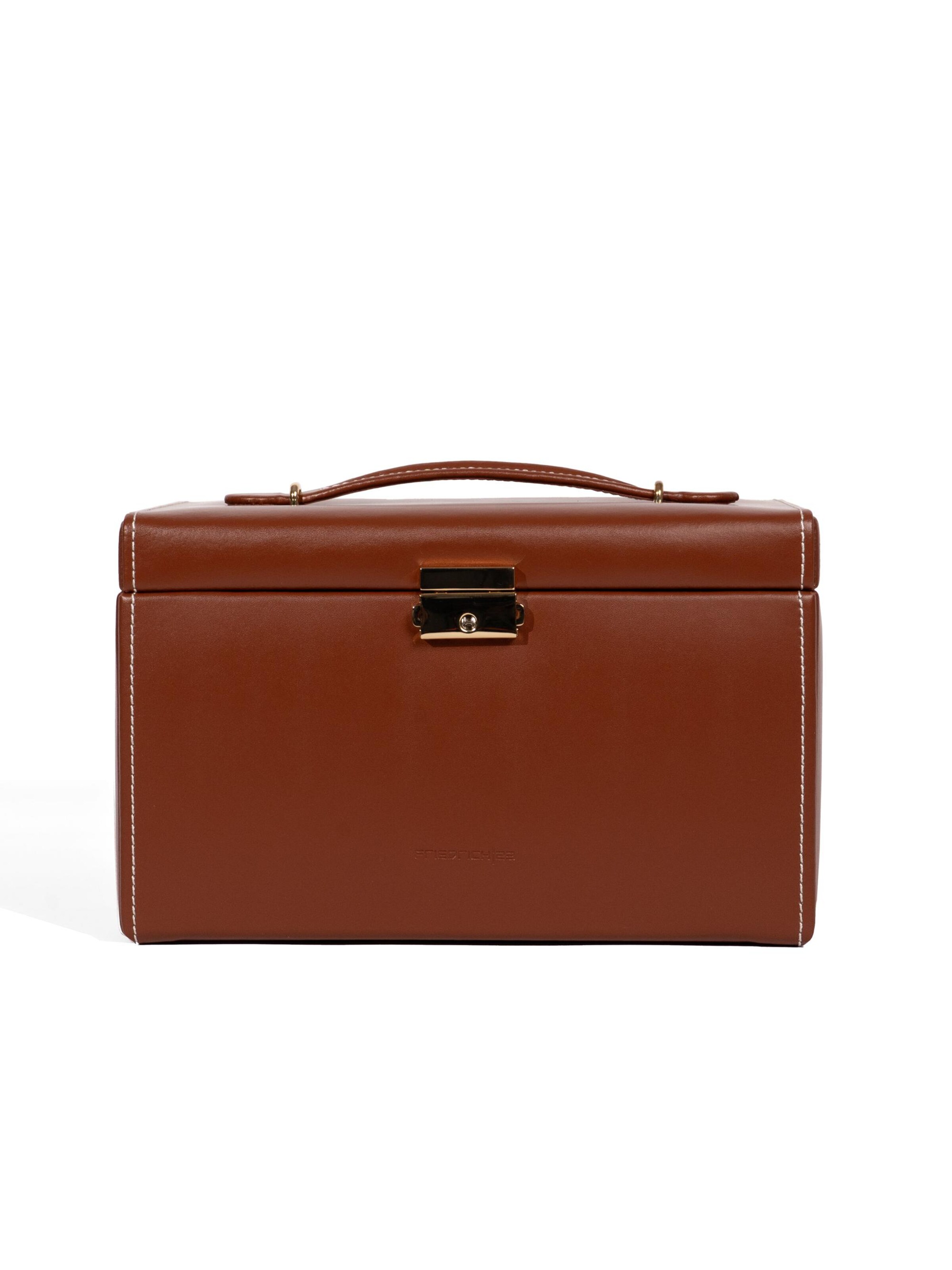 Friedrich23 Jewelry storage 'Schmuckkasten - Leder' in Brown: front