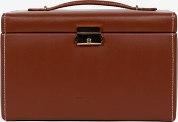 Friedrich23 Smykkeopbevaring 'Schmuckkasten - Leder' i brun: forside