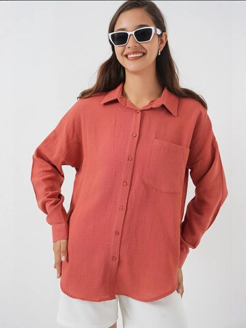 Chemisier Bigdart en orange : devant