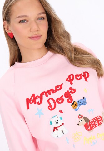 MYMO Sweatshirt in Roze