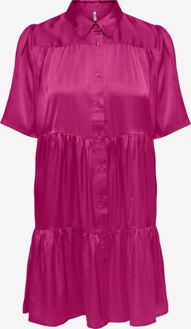 JDYKošulja haljina 'FIFI' - roza boja: prednji dio