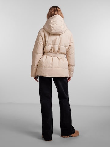 PIECES Winter Jacket 'Nidone' in Grey