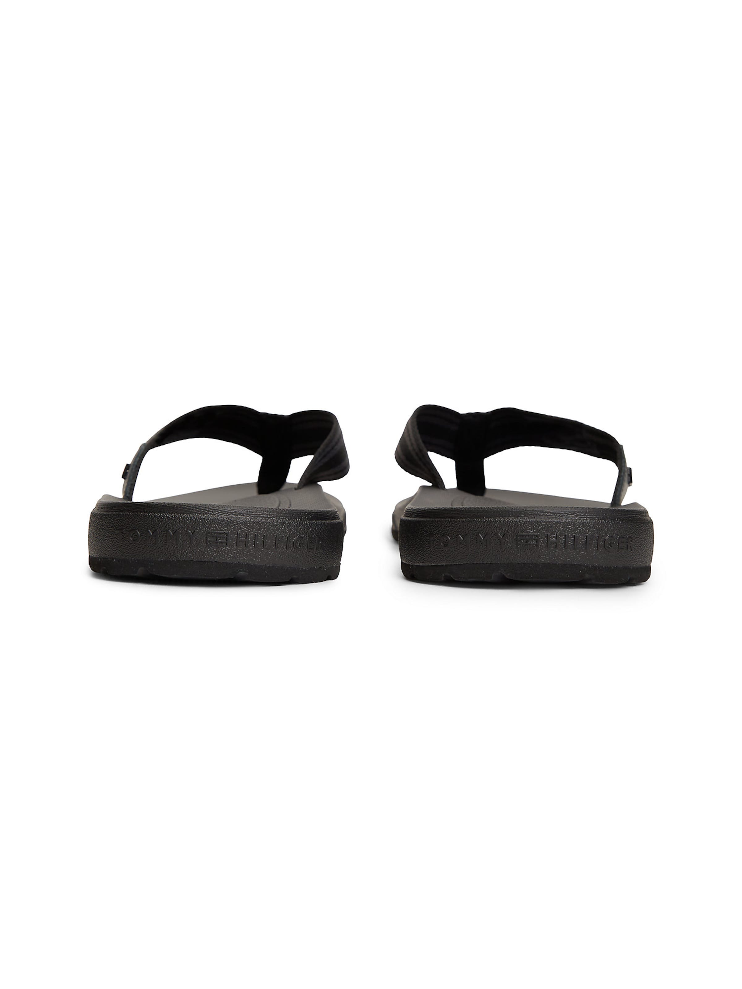 TOMMY HILFIGER T-bar sandals in Black
