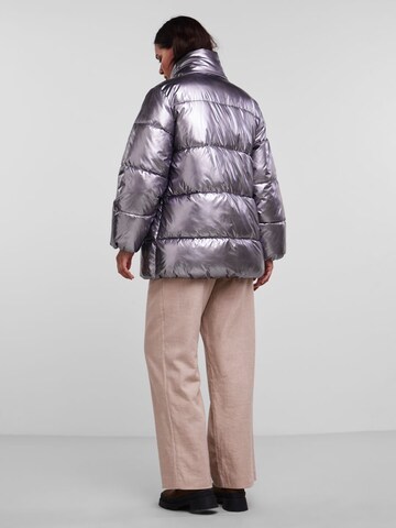 Y.A.S Winter Coat 'SILVO' in Grey