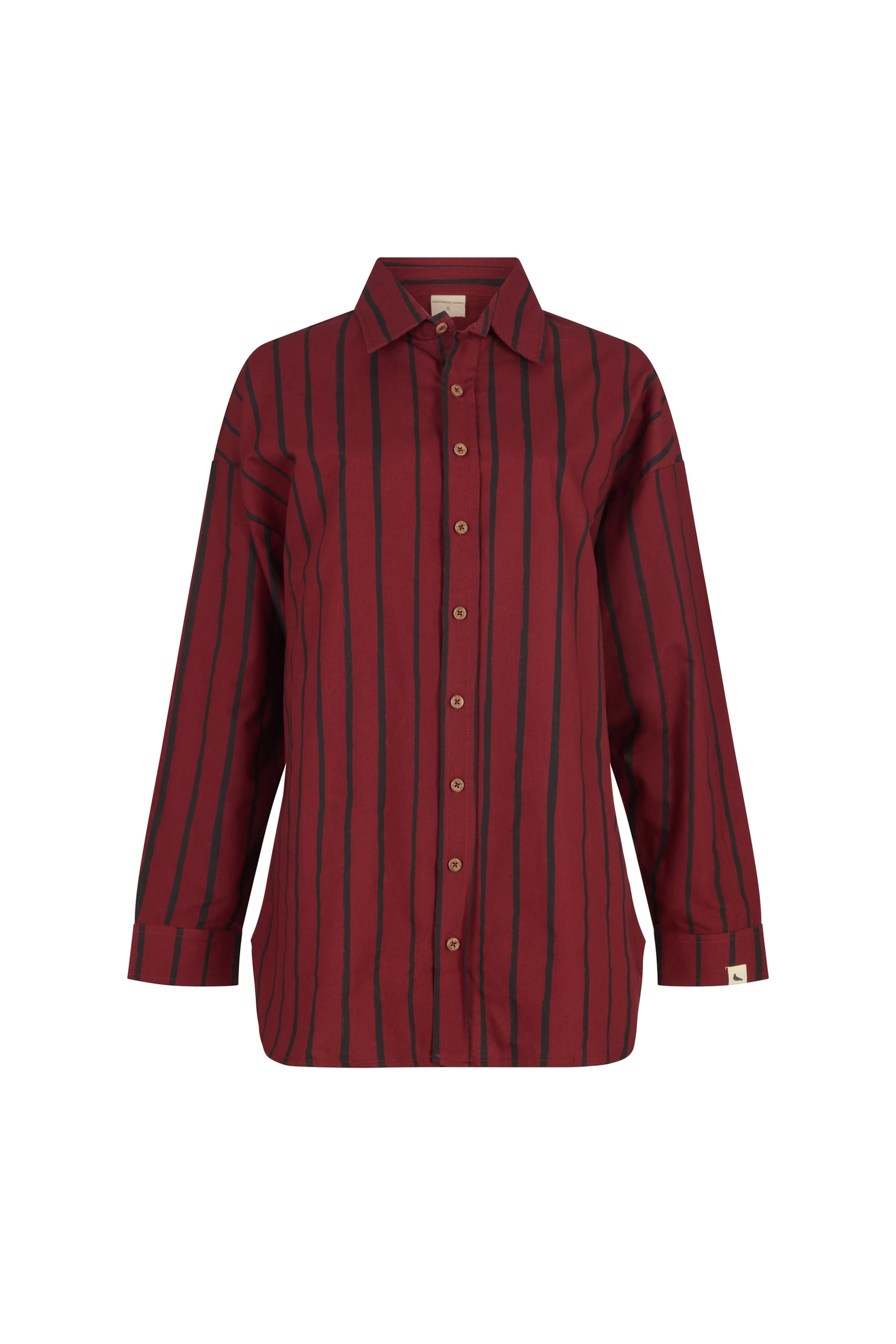 Turtledove London Bluse in Rot: Vorderseite