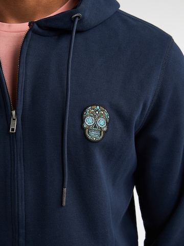 Petrol Industries Кофта на молнии в Синий