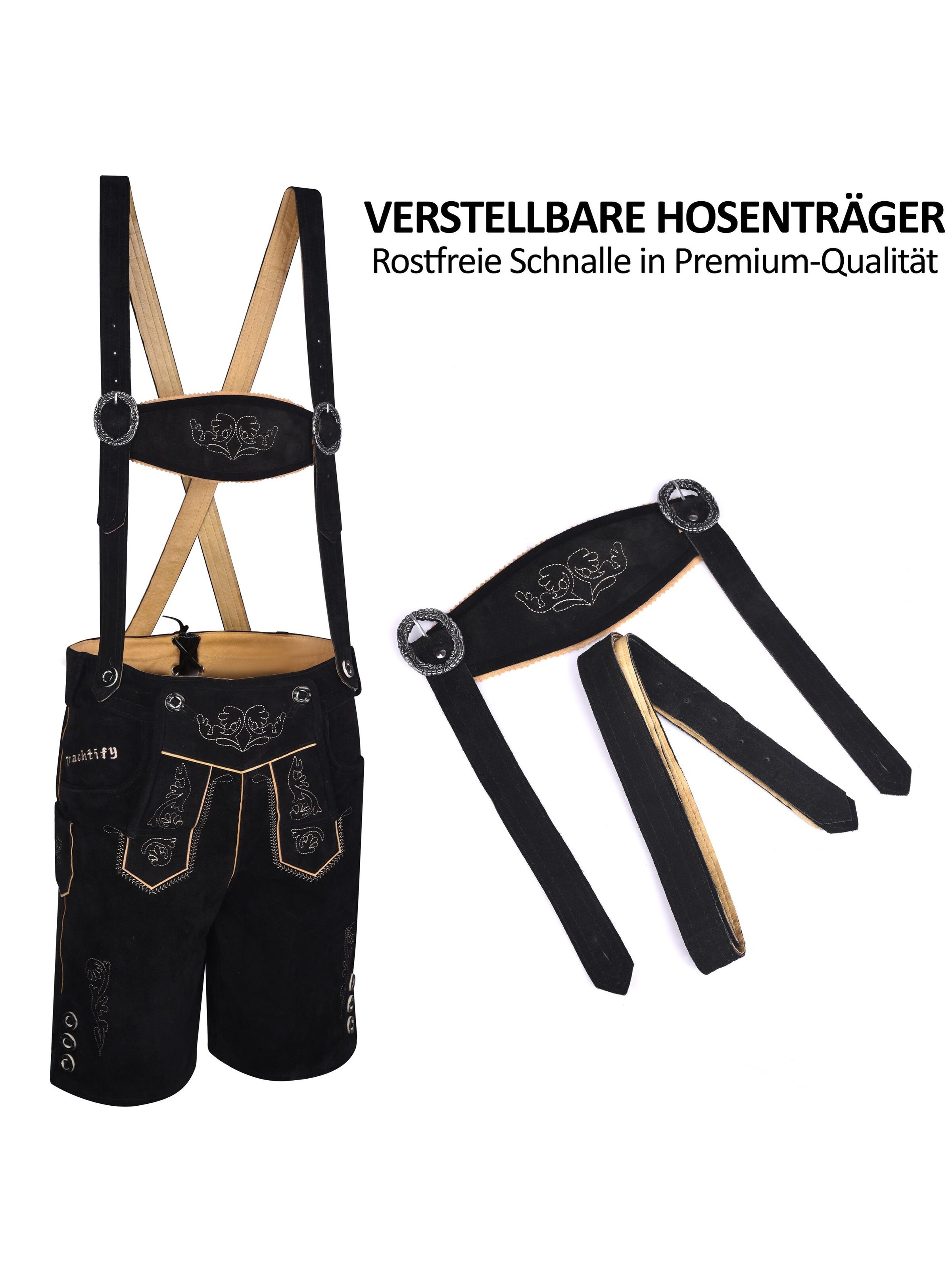 FreakyFits Regular Traditional Pants in Black