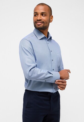 ETERNA Regular fit Button Up Shirt in Blue: front