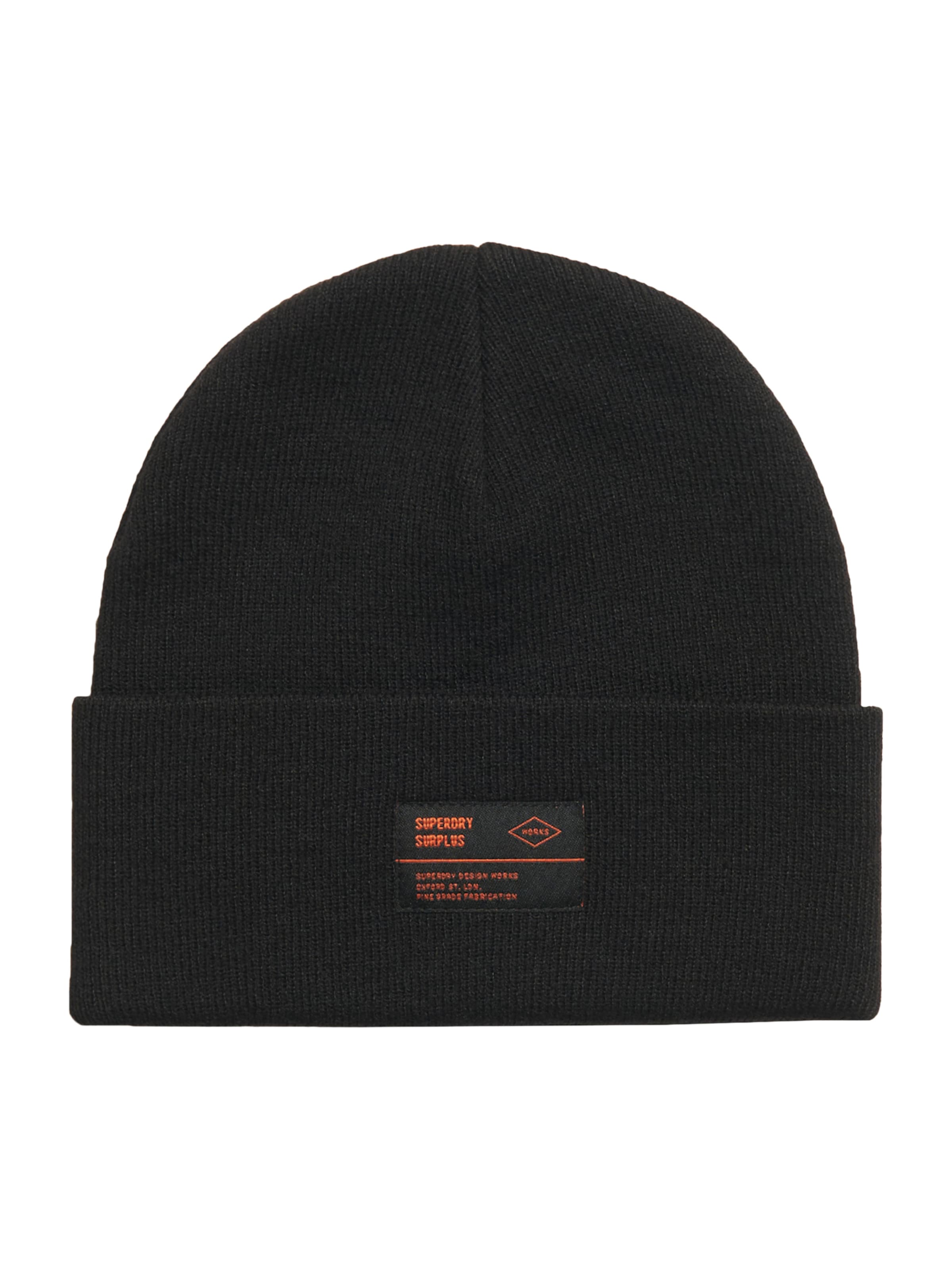 Bonnet 'SURPLUS' Superdry en noir : devant