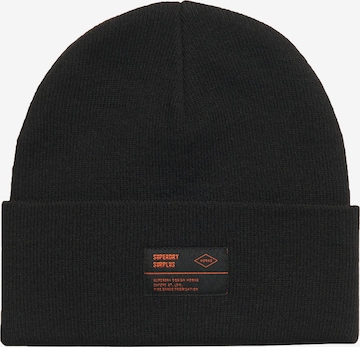 Bonnet 'SURPLUS' Superdry en noir : devant