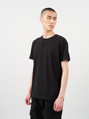 Cørbo Hiro T-shirt 'Hayabusa' i svart: framsida