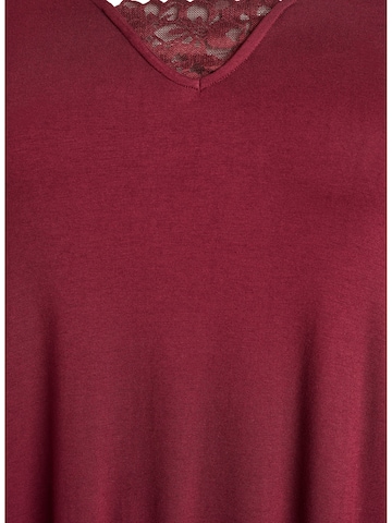 Zizzi Ночная рубашка 'Mhali' в Красный