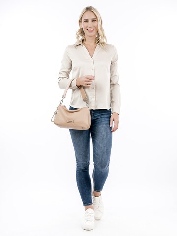 Sac bandoulière 'Felice' Tamaris en beige : devant