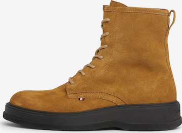 TOMMY HILFIGER Lace-Up Boots in Brown: front