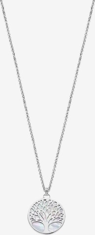 LOTUS SILVER Necklace in Silver: front