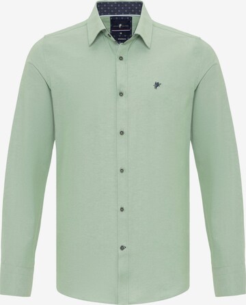 DENIM CULTURE Button Up Shirt in Green: front