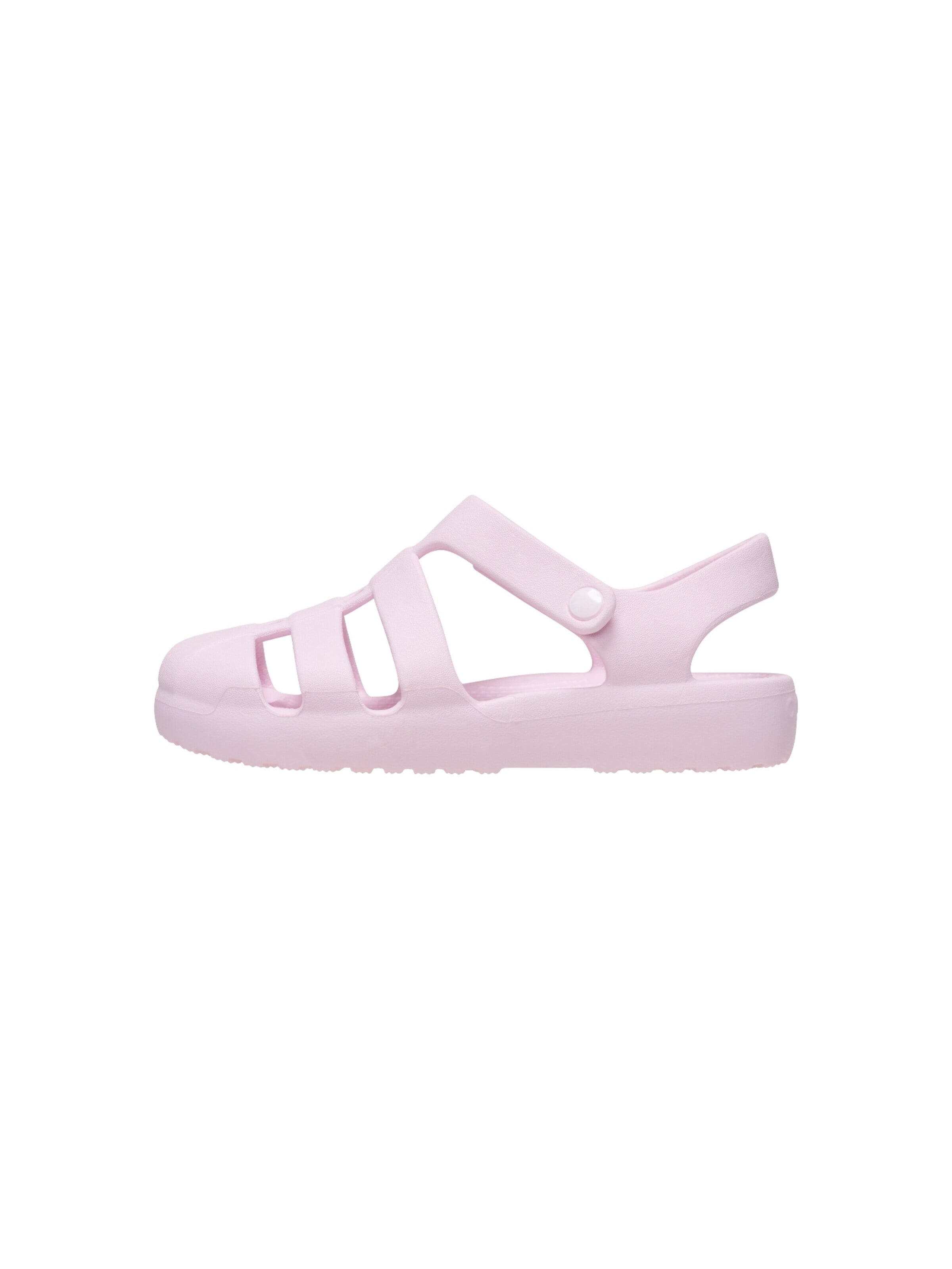 Chaussures ouvertes 'Kindersandalen mit Klettverschluss „Classic Fisherman“' Crocs en rose : devant
