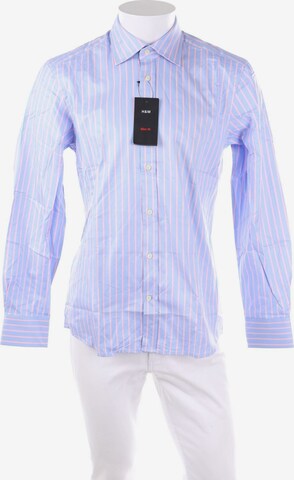 H&M Button Up Shirt in M in Blue: front