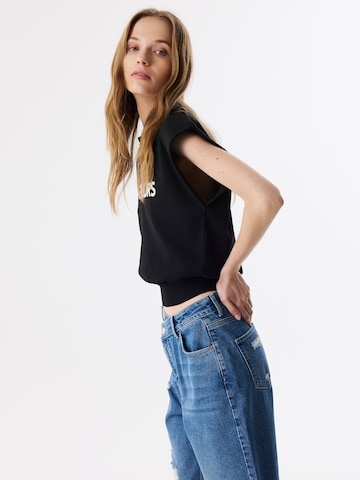 Twist Sweatshirt in Zwart