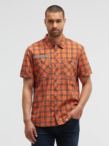 Regular fit Camicia di CAMP DAVID in arancione: frontale