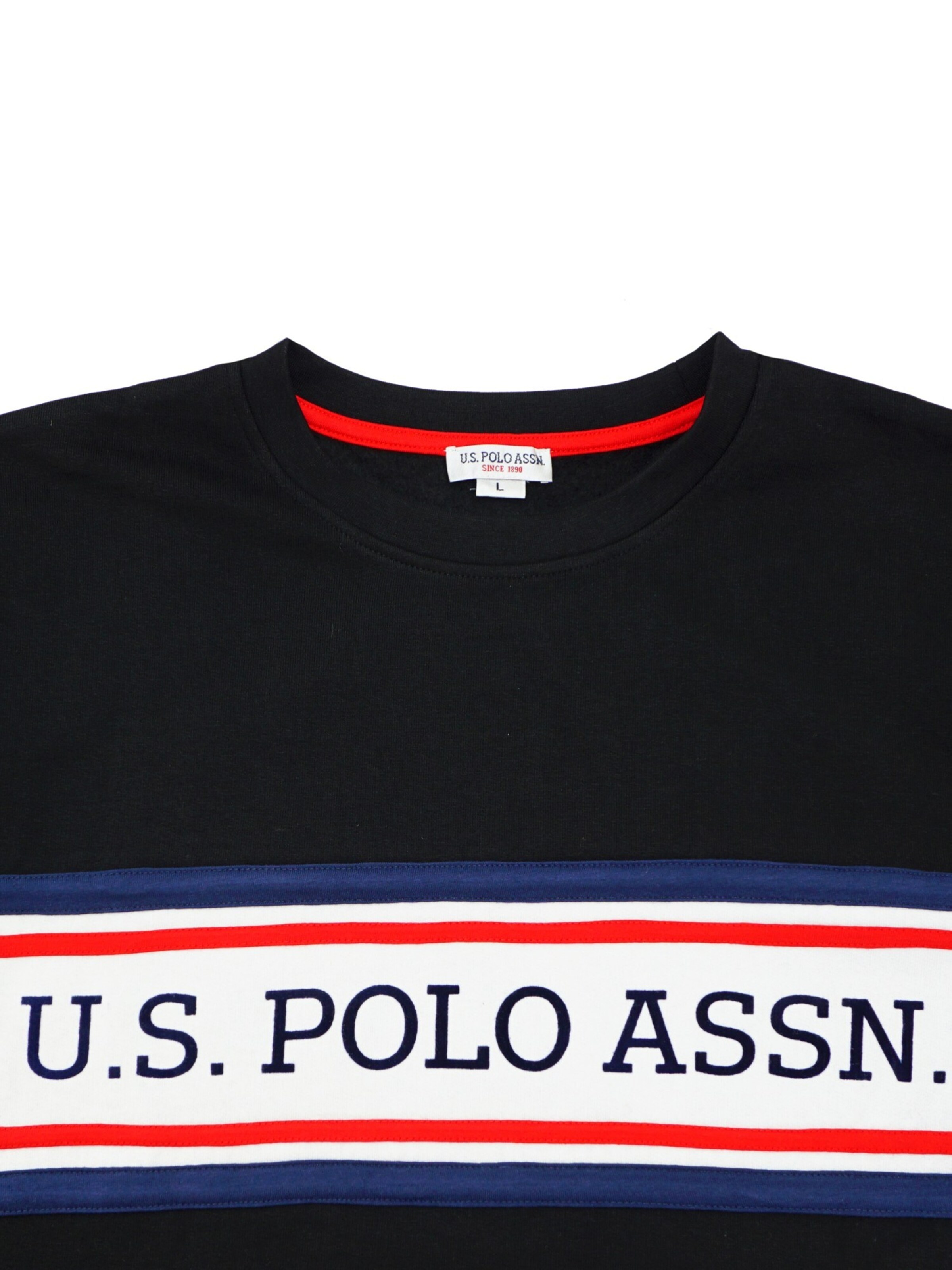 US Polo Pullover in Schwarz