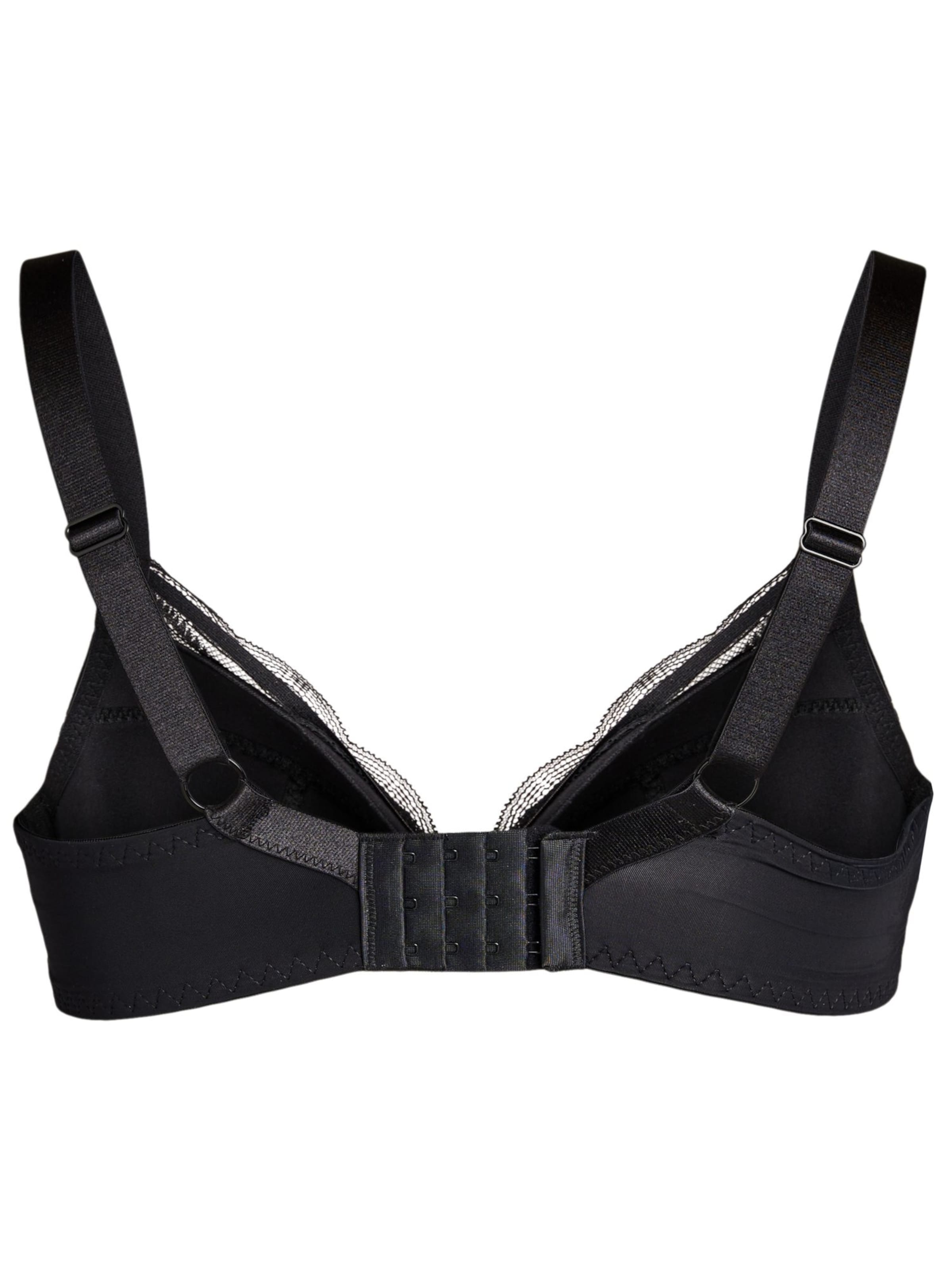 Devoted by Zizzi T-shirt Podprsenka 'Ltracy' – černá