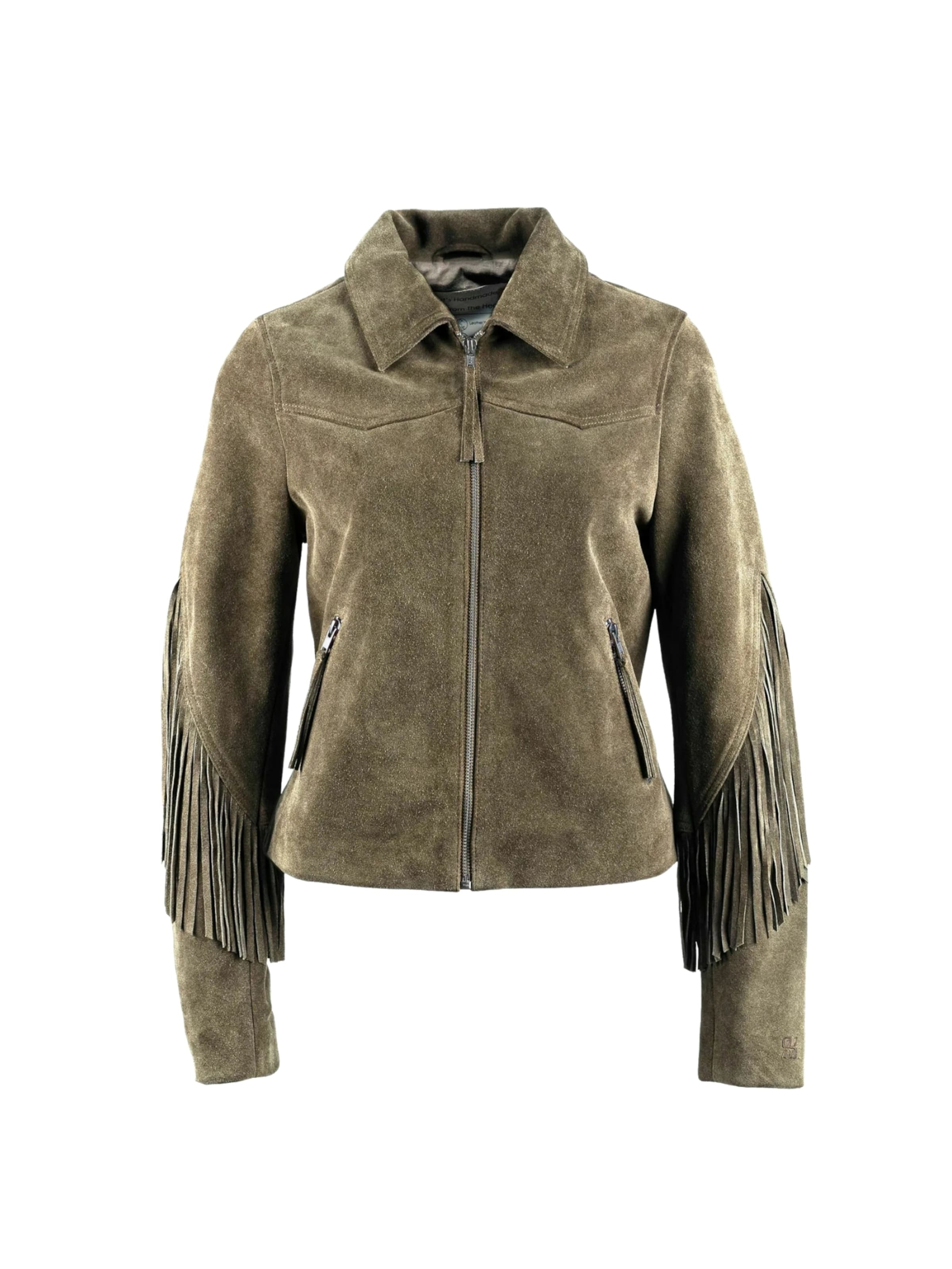 still Nordic Jacket ' Janis ' in Grün: Vorderseite