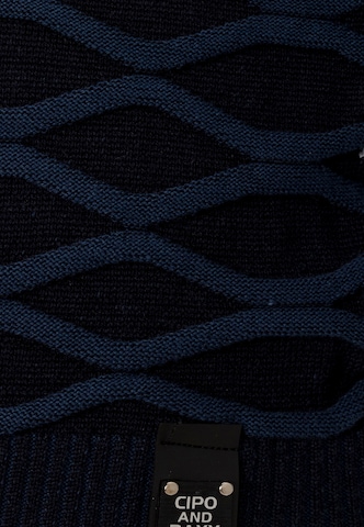 CIPO & BAXX Pullover in Blau