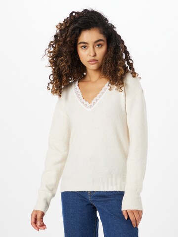 VERO MODA Pullover 'ADELE' in Beige: predná strana