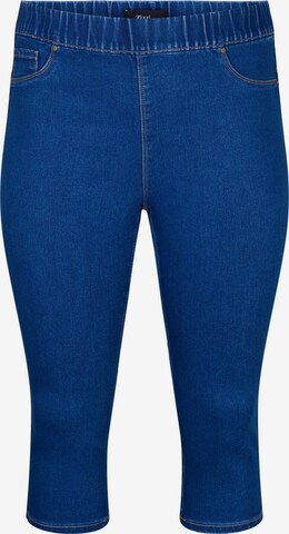 Zizzi Jeans in Blauw: voorkant