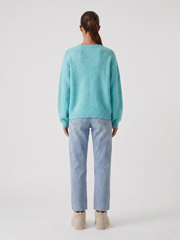 Pull-over oversize 'Silja' americandreams en bleu