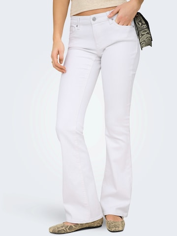 ONLY Flared Jeans 'ONLCARRIE' in Weiß