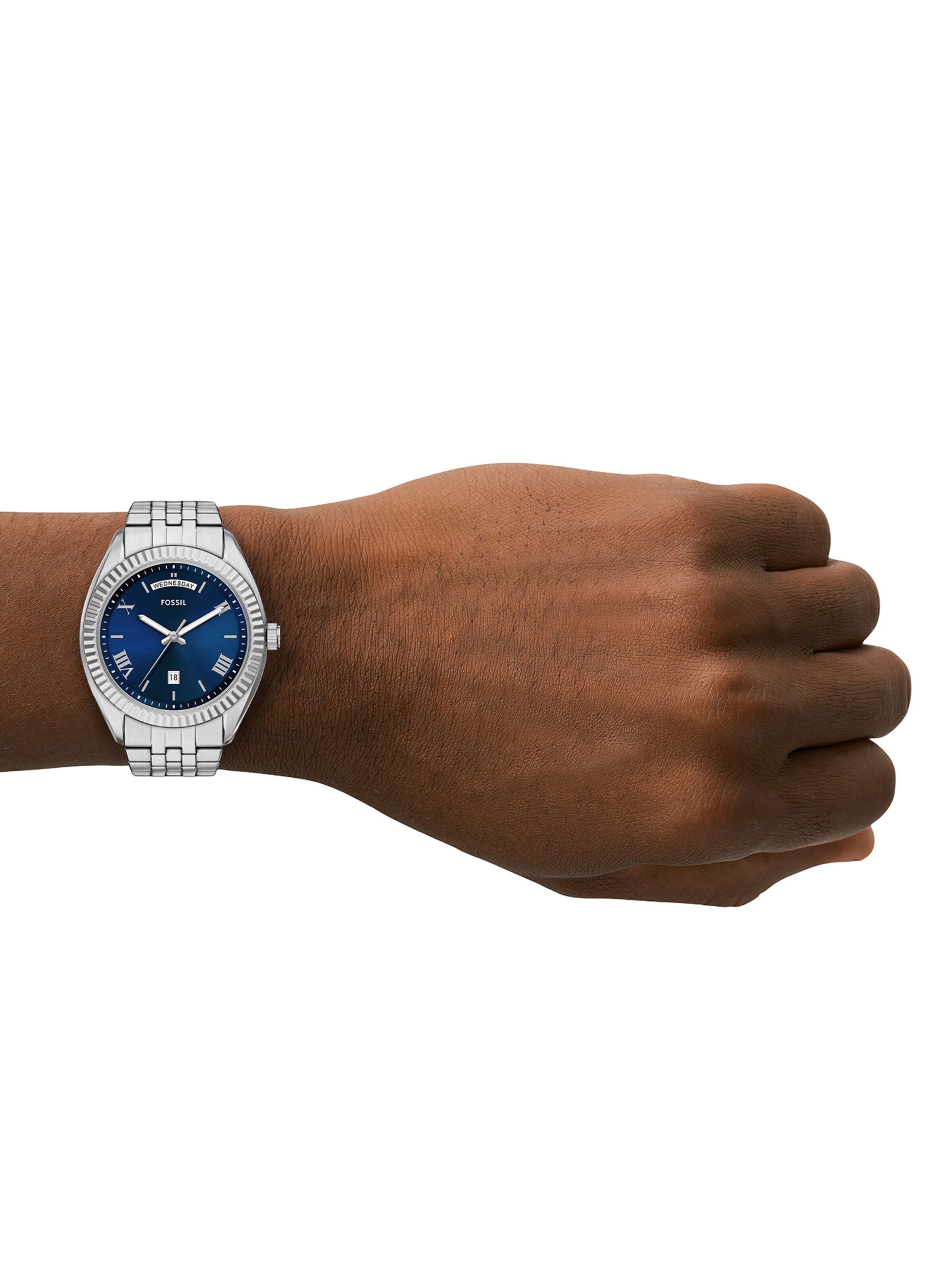 FOSSIL Uhr 'CAMPBELL' in Silber