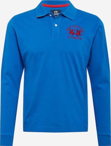 La Martina Shirt in Blauw: voorkant