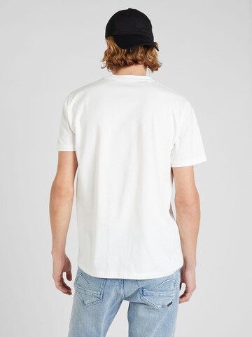 T-Shirt SELECTED HOMME en blanc