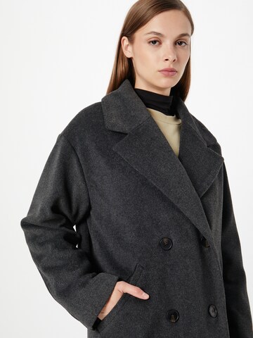 Monki Between-seasons coat in Grey