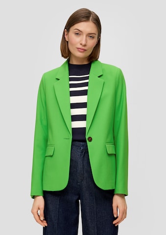 s.Oliver BLACK LABEL Blazers in Groen: voorkant