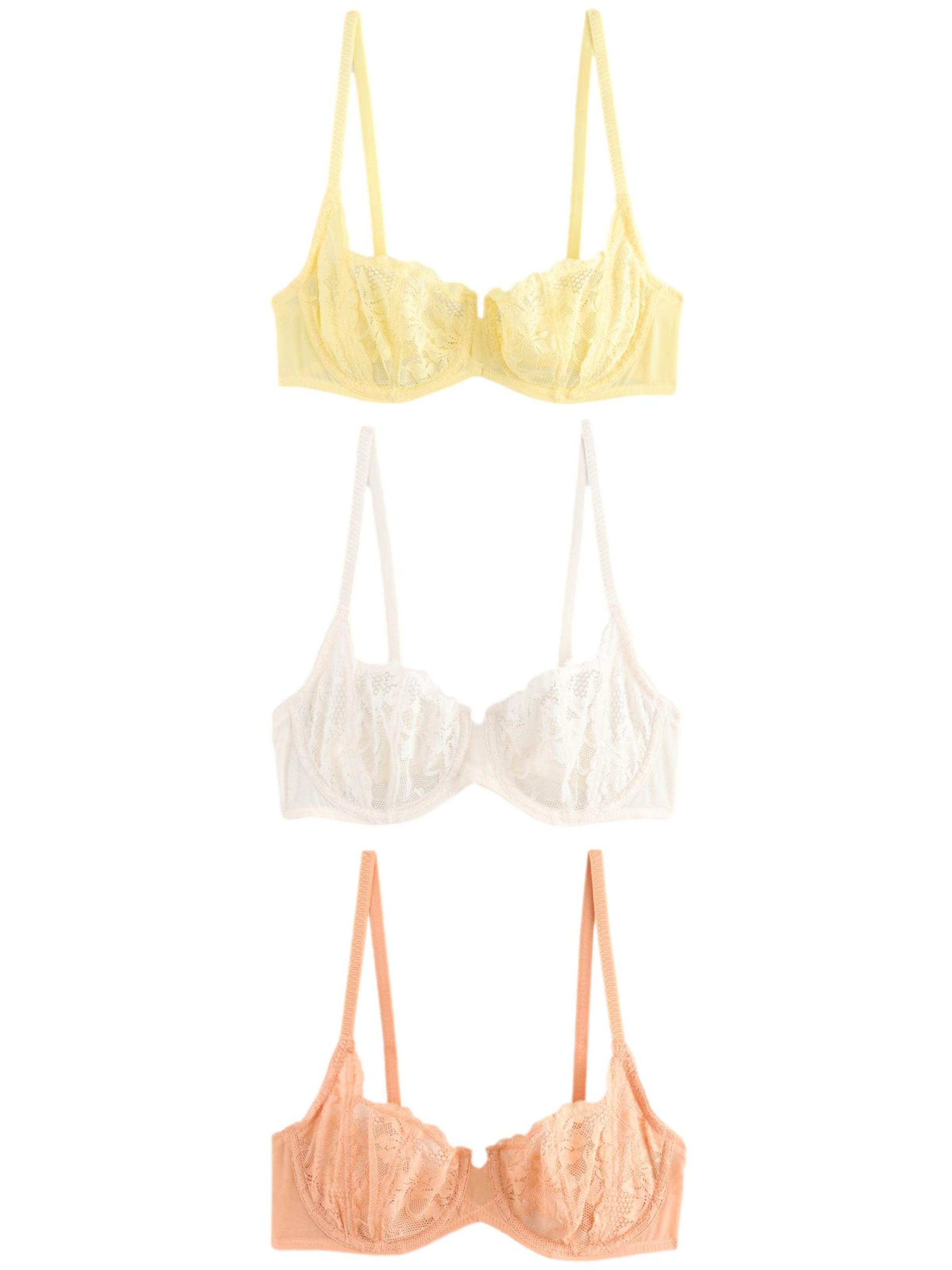 Next T-shirt сутиен Сутиен в жълто: отпред